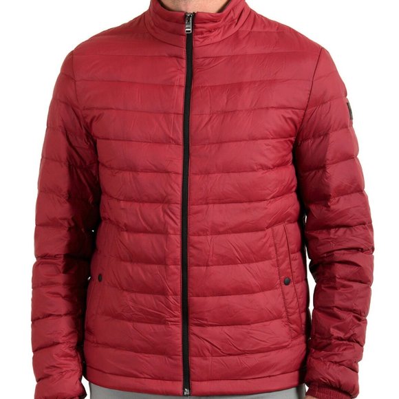 Hugo Boss Jackets & Coats Hugo Boss Mens Chorus Red Down Parka